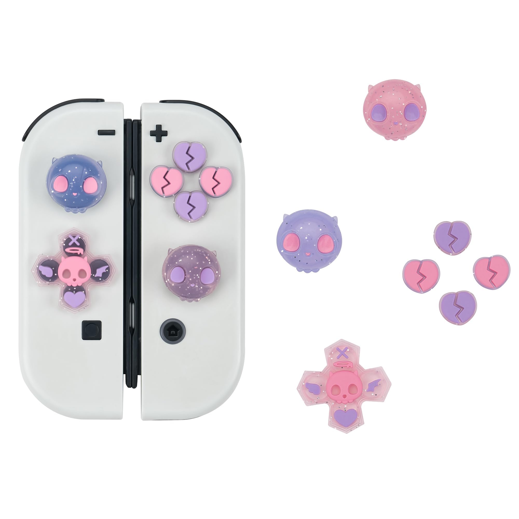 Amazon.com: GeekShare Silicone Cross D-Pad Button Caps Set